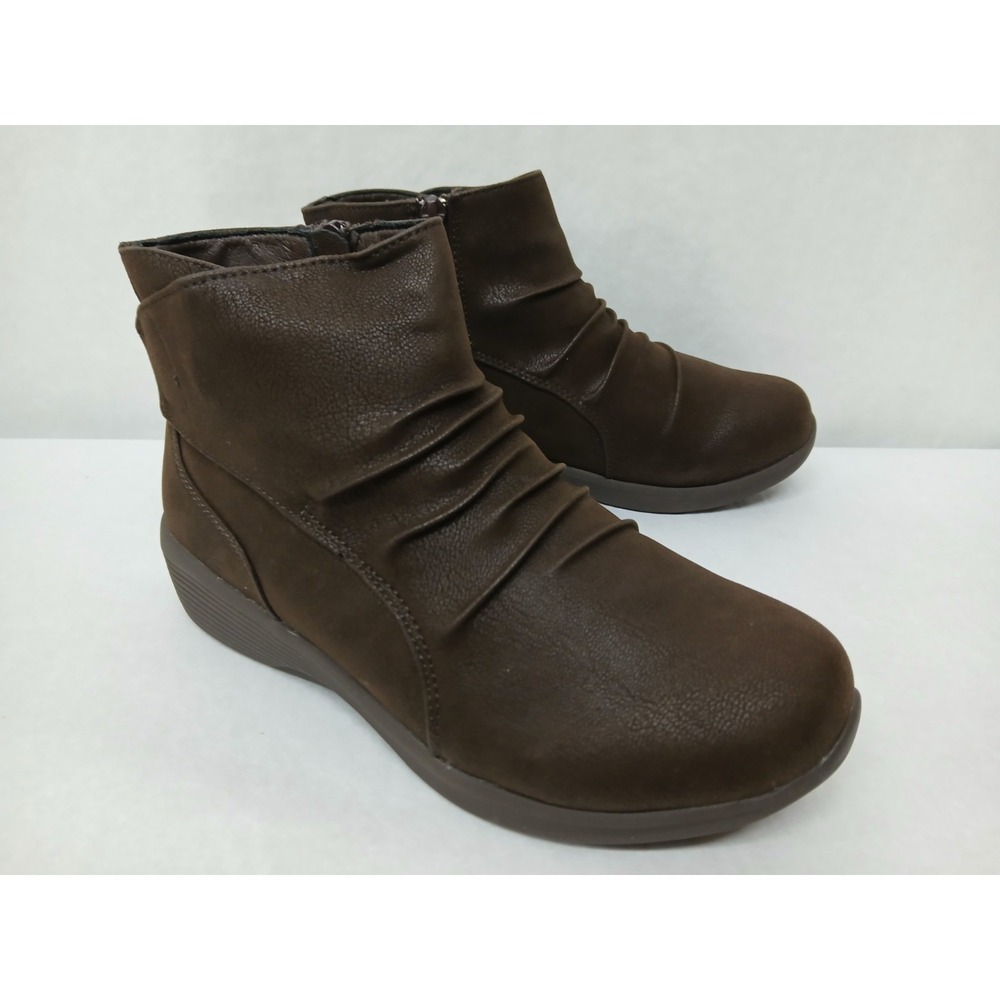 Skechers Women's Arya Fresh Trick Anklle Boots‎ 167251 Chocolate Brown Sz 6.5